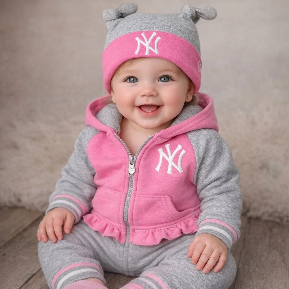 NWOT ! Baby Girls NY Yankees ⚾️ Cap Size Newborn